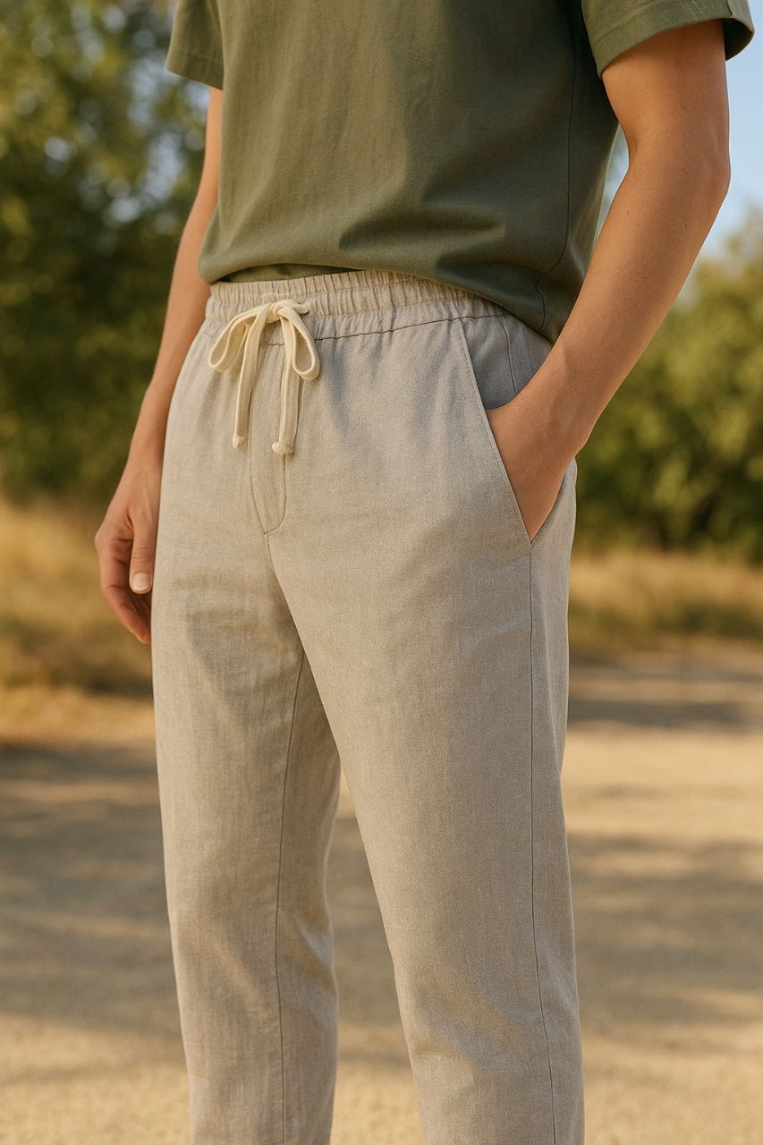 شلوار لینن هیتسو